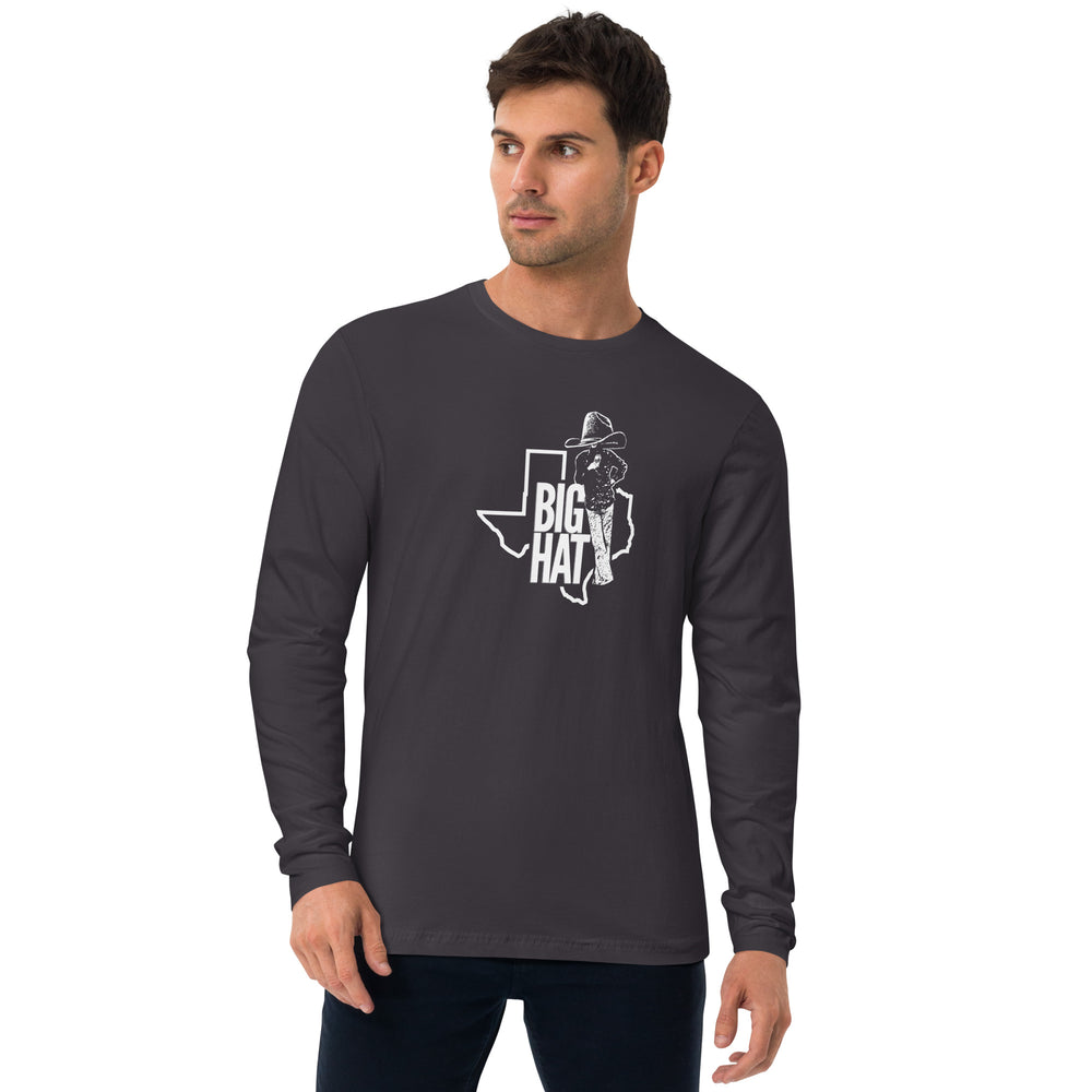 
                  
                    Big Hat Texas Long Sleeve Fitted Crew T
                  
                