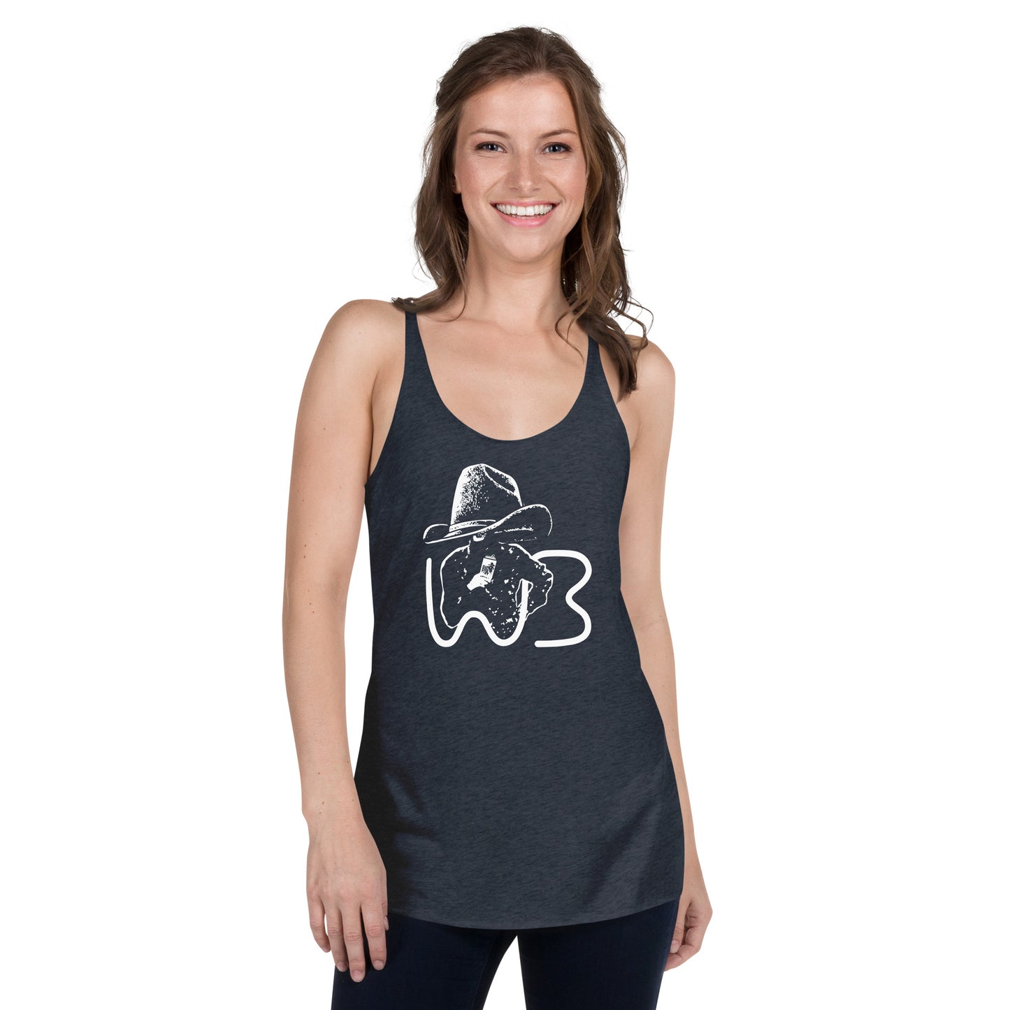 
                  
                    Big Hat William Beckmann Women's Racerback Tank
                  
                