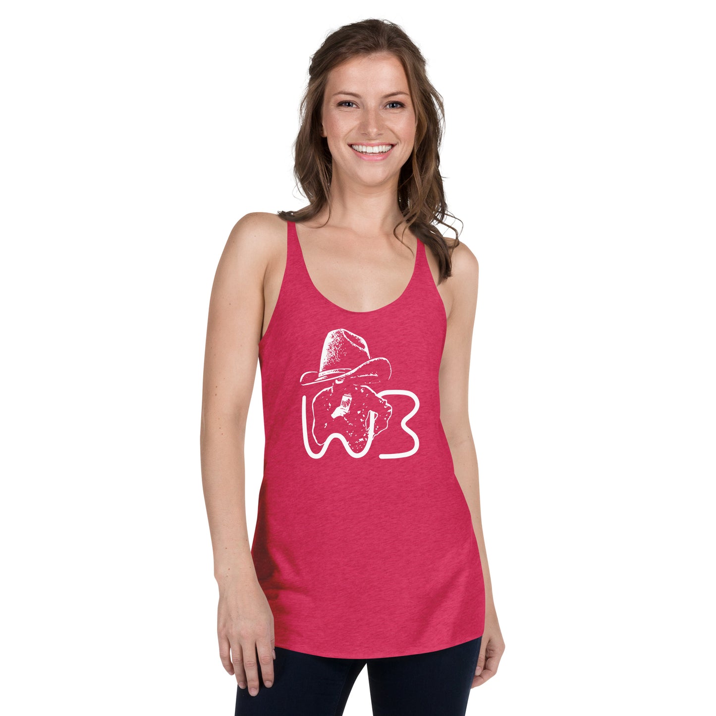 
                  
                    Big Hat William Beckmann Women's Racerback Tank
                  
                