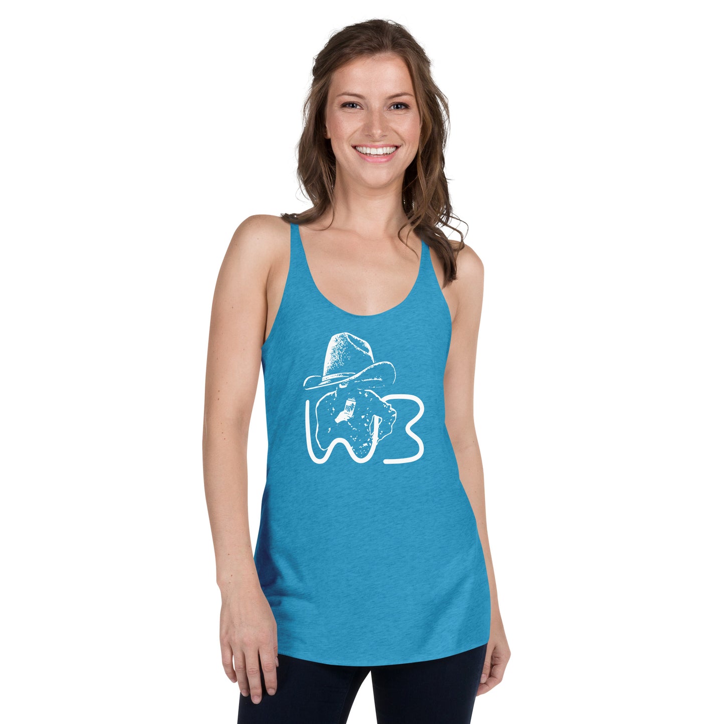 
                  
                    Big Hat William Beckmann Women's Racerback Tank
                  
                